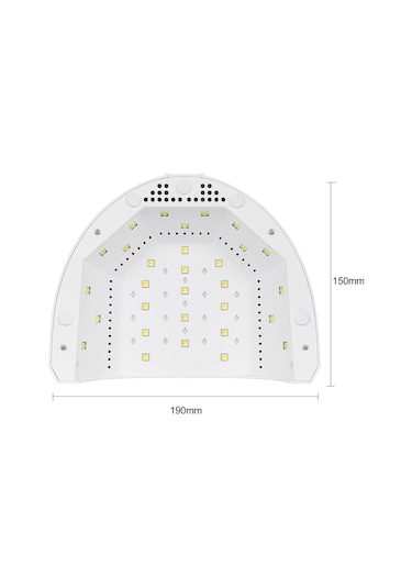 Yifomall U18 Model Beyaz Renkli Akıllı Tırnak Kurutma Makinesi, 3 Fiş Seçeneği İle Hızlı Ve Etkili Kurutma