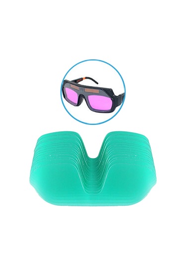 Homyl 10x Pc Solar Kaynak Kaskı İç Tek-parça-gözlük