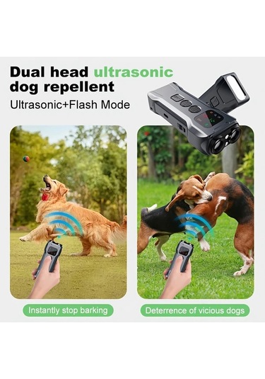 Willowhaven Yeni Anti-havlatma Cihazı Çift Başlı Ses Dalgası Teknolojisi Siyah Renk Etkili Köpek Kovucu