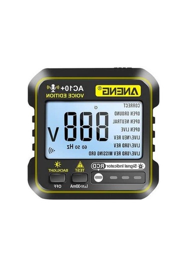 Trendooze Aneng Sesli Priz Test Cihazı: Çok Fonksiyonlu, Güvenlik Koruma, 220v Ev Ve Pro Kullanım