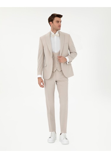 Pierre Cardin Erkek Bej Smokin 50306221-vr011 Bej