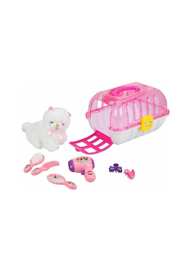 2249 Sun-rst-oyun Set My Pet Peluş Kedi Kuaför Çantalı - Sunman
