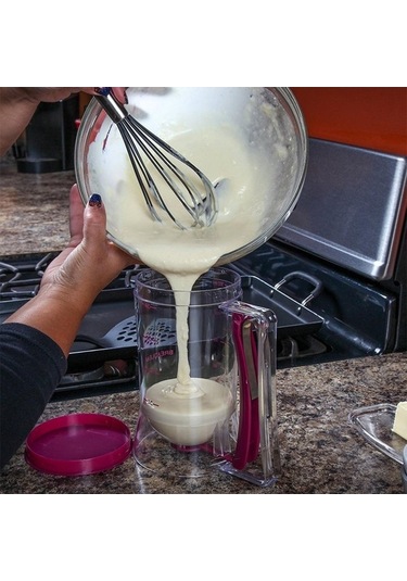 Pazly Yüksek Kaliteli Hamur Dağıtıcı Krem Speratator Fincan Kek Krep Kurabiye Muffin Pişirme Araçları 900ml Diğer