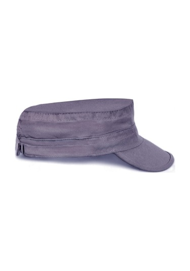 Eke Tekstil Gri Castro Yazlık Keten Şapka - Unisex Gri