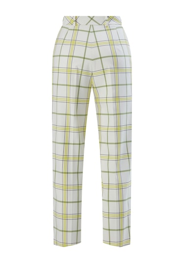 Perspective Adries Regular Fit Ekru Misket Limonu Renk Pantolon Ekru