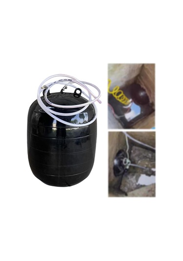 Homyl Taşıma Saplı Şişme Boru Tıkacı Balon 14.5x19cm-dn150-160