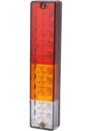 Yaozixa 12v 20led Tır-treyler Arka Feneri 1 Çift - Parlak, Su Geçirmez, 5 Fonksiyonlu Fren, Stop, Sinyal, Geri Gitme