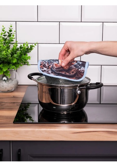 Arstex 2 Parçalı Mutfak Servo Seti 296147886 Açık Mavi