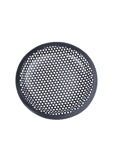 Flybuy 6.5 Metal Örgü Yuvarlak Hoparlör Kapağı - Siyah - 2 Adet Araba Subwoofer Ve Hoparlör Koruma İzgarası