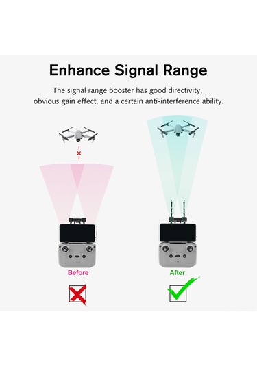 Reedark Djı Mavic Air 2/mini 2 İçin 2.4ghz Sinyal Güçlendirici, Uzaktan Kumanda Anteni, Uçuş Mesafesi Ve Görüntü Aktarımı Güçlendirici