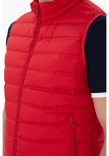 U.s. Polo Assn. Erkek Kırmızı Yelek Dokuma 50299395-vr030 Kırmızı