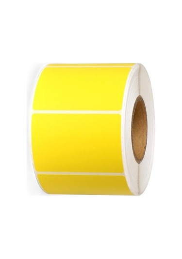 Stilo Termal Barkod Etiketi 40x60 500lü Sarı - 3 Adet