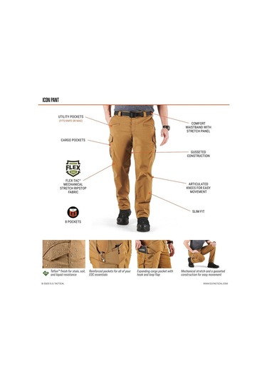 5.11 Icon Pantolon Siyah