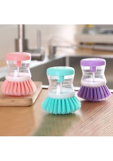 Deterjan Hazneli Bulaşık Yıkama Fırçası-9053416607098hkn