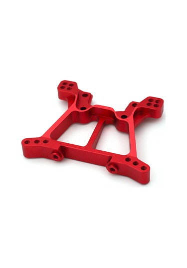 Dianziye Traxxas Slash/stampede/telluride 4wd İçin Alüminyum Ön Şok Kolu Kırmızı - 6839 Yerine Bjm008