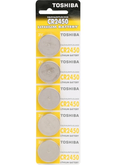 Toshiba CR2450 3V Lityum Pil 5'li