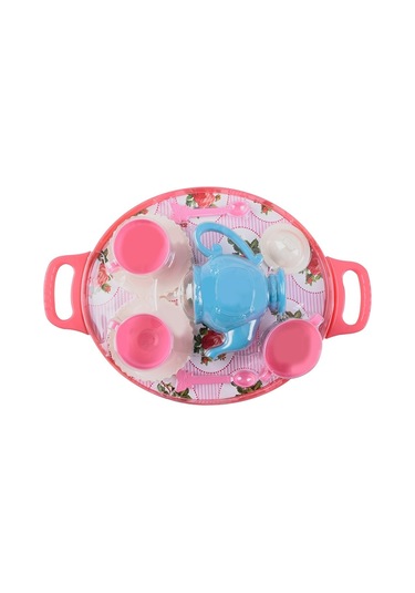 Zuzu Tepsili Çay Seti Pembe