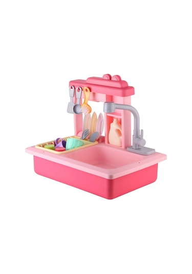 Pilli Interaktif Lavabo Seti  Pembe