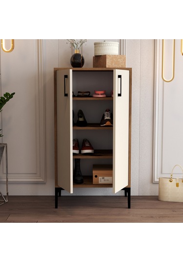 Variant Prag Ayakkabılık - Ceviz / Krem