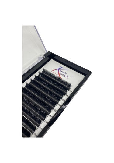 KAŞMİR KİRPİK  Klasik D KIVRIM 0.15 MM 10 numara tek boy kirpik