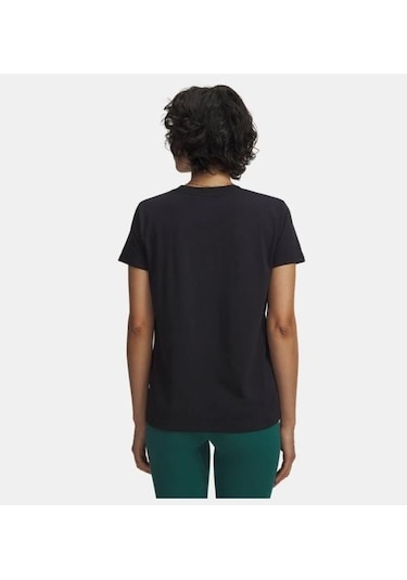 Under Armour Rival Core Short Sleeve Kadın T-shirt-31804 Siyah