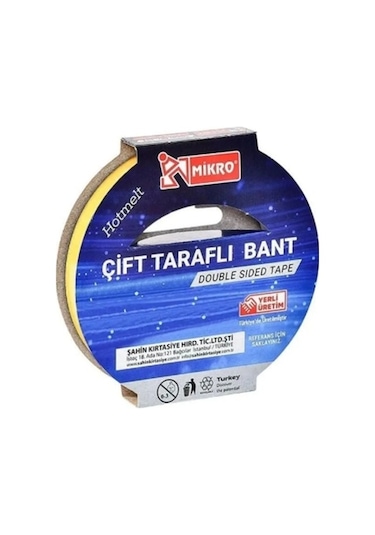 Mikro Çift Taraflı Bant 18mmx25mt