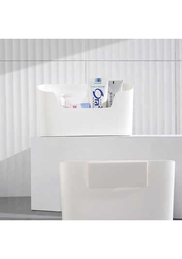 Kosona Duvar Montajlı Banyo Malzemeleri Depolama Kutusu - Delik Açmadan Dolap Arka/ön Organizatörü Beyaz - Dayanıklı Materyal İle Ev İçinde Çeşitli Kullanim Seçenekleri Diğer