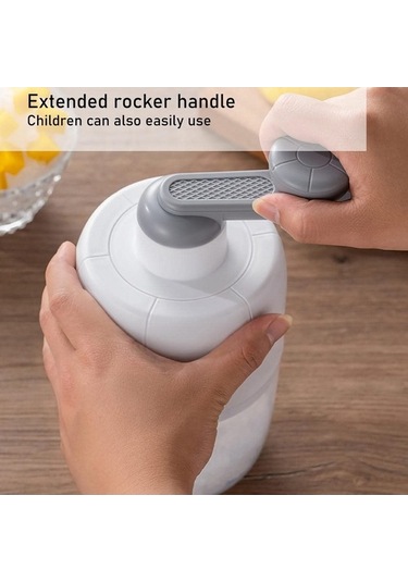 Pazly Cbtx Manüel Traşlı Buz Makinesi, 1 Kalıplı Ev Smoothie Makinesi Beyaz Beyaz