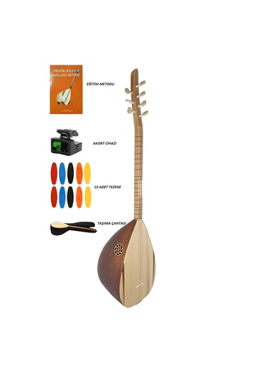 Piarro Maun Ağacı Mat Uzun Sap  Bağlama Seti