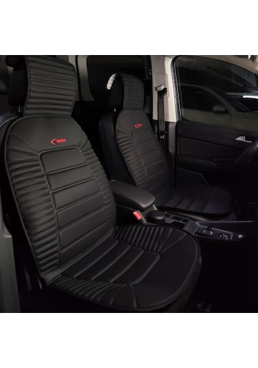 Space Oto Koltuk Minderi, Volkswagen Araçlarla Uyumlu 2'li Set Özel Tasarım Minder Premium 001