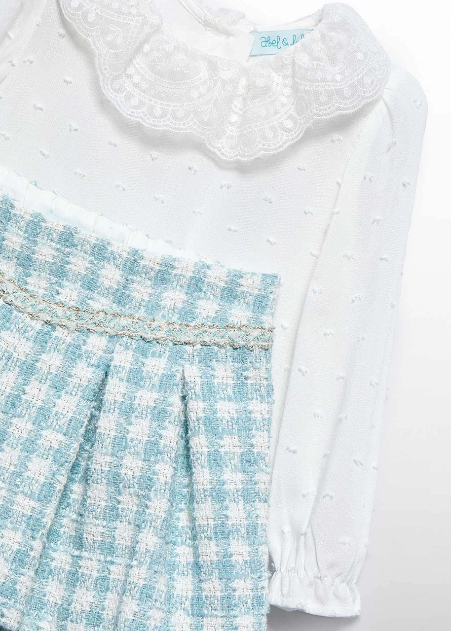 Mayoral Abel&amp Lula Kız Bebek Etek Takım Mavi