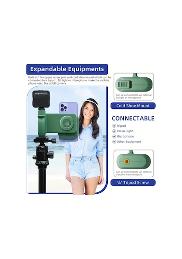 Motion003 Siyah Mobil Telefon Asistanı Akıllı Telefon Kamera Tutucu Çıkarılabilir Uzaktan Siyah-