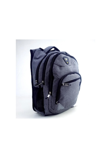 Lucky Bag Gri Genç Lise Ortaokul İlkokul Okul Çantası Günlük Çanta Gri