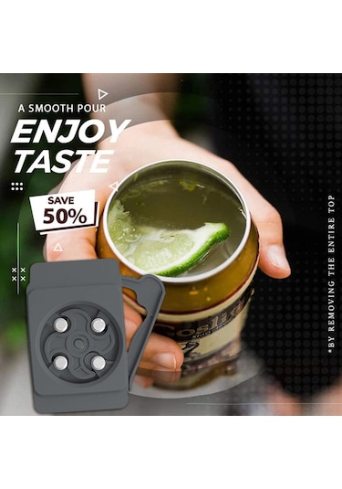 Springsun Pratik Abs Kutu Açacağı - Keskin Olmayan Kenar, Kolay Kullanım, Ev & Dış Mekan İçin Koyu Gri