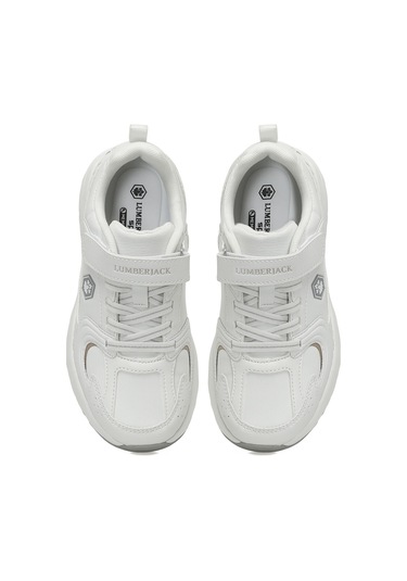 Lumberjack Pol Pu Jr 5pr Beyaz Kız Çocuk Spor Ayakkabı 000000000102015765 Beyaz-rose Gold