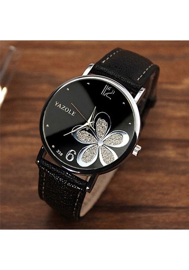 Sones Curren Casual Çelik Kayışlı Kadın Takvimli Saat Altın Siyah