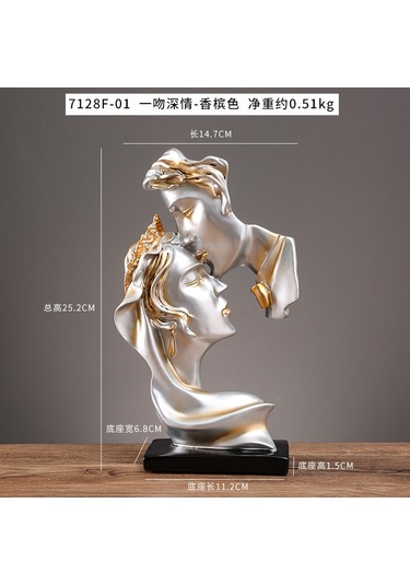 Yunboo Kuzey Avrupa Stili Retro Dekoratif Heykel, Ev Salonı/şarap Dolabı Vitrini Dekoru, Fotoğraf Jeketi - Ahşap Ve Reçine Malzeme İle Dayanıklı Tasarım Di