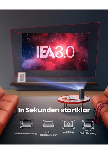 Anker Nebula Capsule 3 Dolby Digital Led Mini Projeksiyon Cihazı