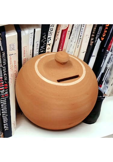 Toprak Küp Kumbara Küçük Boy 22 Cm Kırılarak Açılır