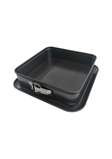 Kare Kelepçeli Kek Kalıbı 24 24 Cm. Çok Renkli