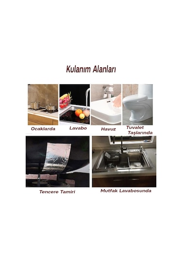 Alüminyum Folyo Bant 45 Mm X 10 Metre Yanmaz Soba Borusu Bandı (504175502)