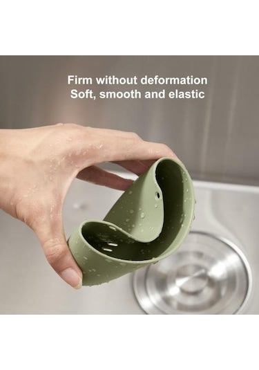 Beyaz Drenaj Sepeti Dayanıklı Kurulumu Kolay Içi Boş Tasarım Lavabo Drenaj Torbası Mutfak Sünger Drenaj Tutucu Ev İçin