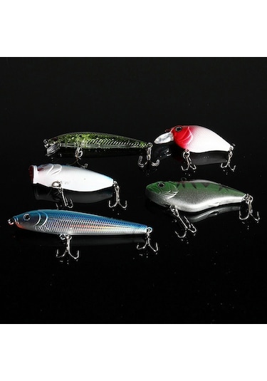 101 Adet Balıkçılık Yem Cazibesi Kiti Olta Takımı Yeşil