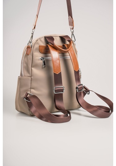 Ççs Kadın Sırt Çantası Ccs18023 Bej-vizon Bej-vizon Bej - Vizon