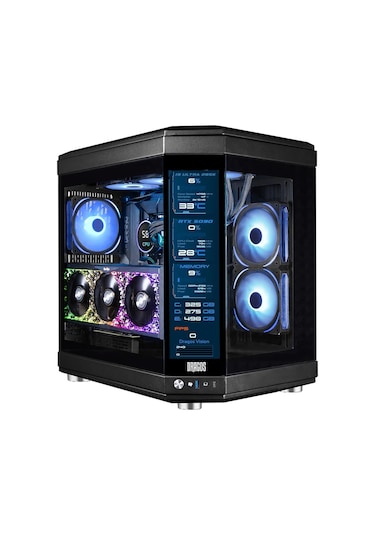 Dragos North Evo Vision 7x ARGB Fan Type-C Atx Mid Tower Bilgisayar Kasası