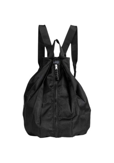 Pazly Açık Hava Spor Sırt Çantası Katlanır Seyahat Çantası Siyah Renk Siyah