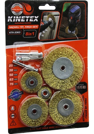 8ın1 Saçaklı Tel Fırça Seti Ktx-3363 5332