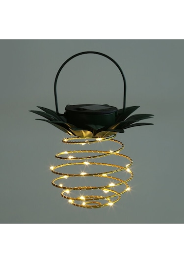 Yatak Odası İçin Cam Ananas Güneş Enerjili Lamba Ananas Gece Lambası Bakır Tel Lamba Yatak Odası, Oturma Odası Ve Çocuk Odası İçin Renkli Tel Lamba Klb Çok Renkli