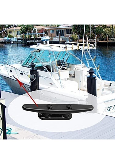 Koç Boynuzu 180x45MM Plastik Siyah