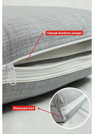 Xpermate Katlanır Yatak Yer Yatag I 80x180x8 Gri 2yktlnr